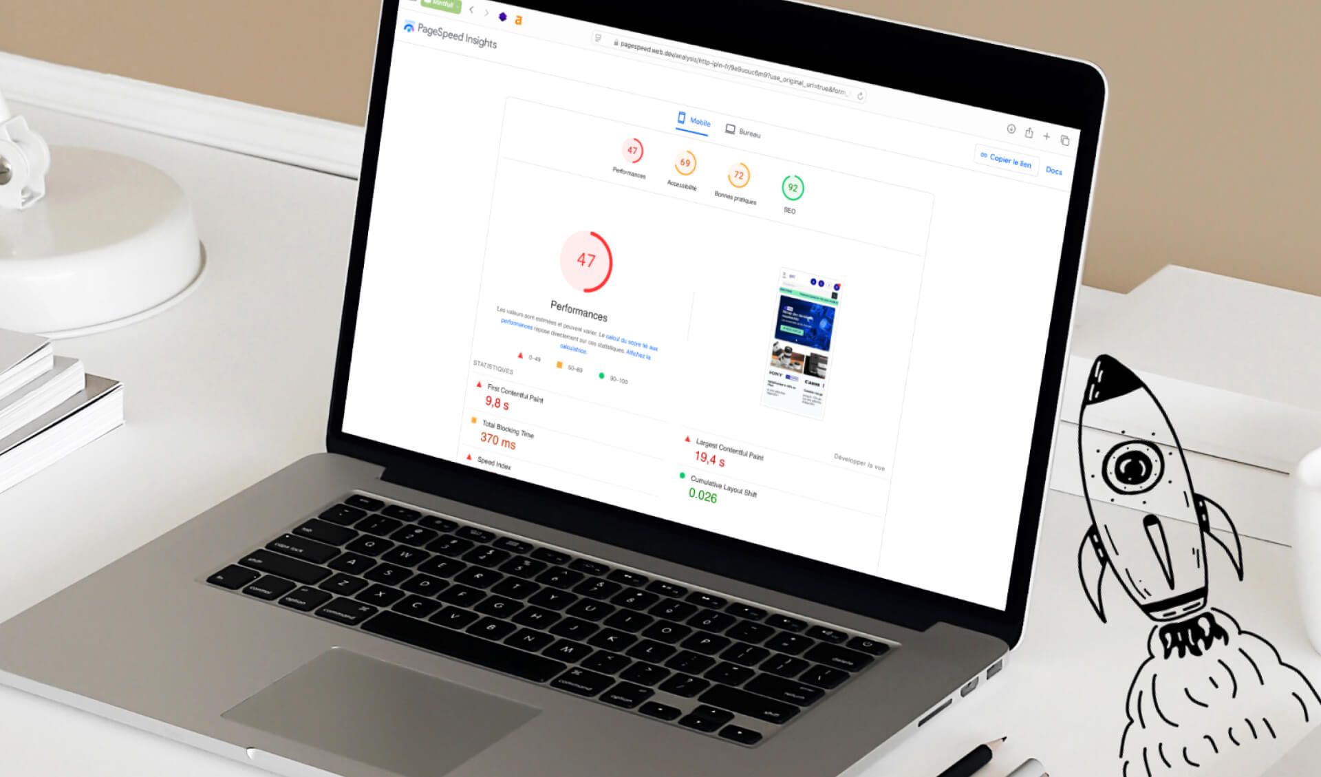 Optimisation des performances sur un site web